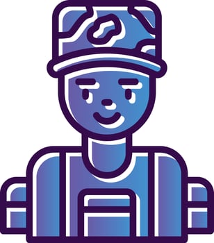 Soldier Vector Icon