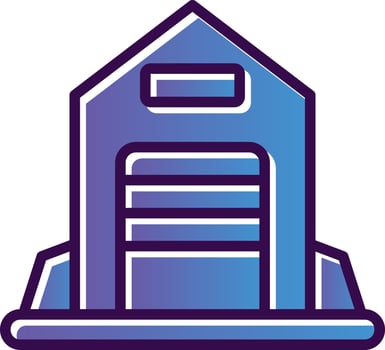 Warehouse Vector Icon