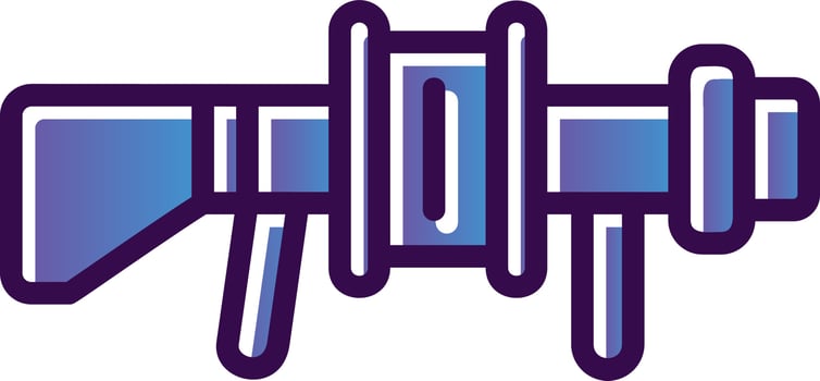 Grenade Launcher Vector Icon