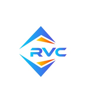 RVC abstract technology logo design on white background. RVC creative initials letter logo concept. vector