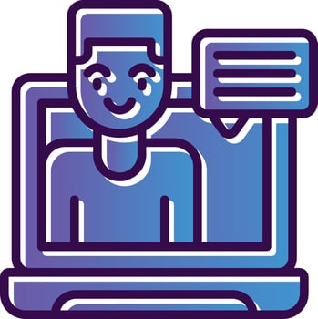 Videoconference Vector Icon Design