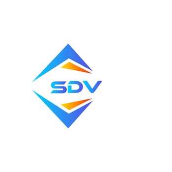 SDV abstract technology logo design on white background. SDV creative initials letter logo concept. vector