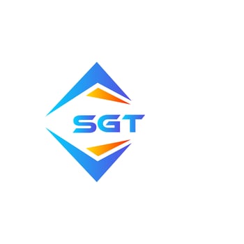 SGT abstract technology logo design on white background. SGT creative initials letter logo concept. vector