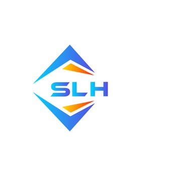 SLH abstract technology logo design on white background. SLH creative initials letter logo concept. vector