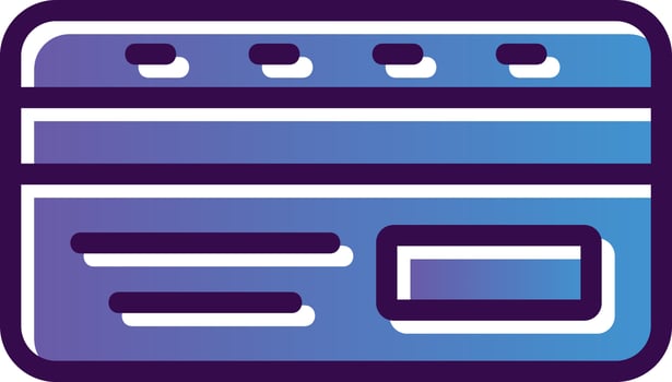 Credit Card Vector Icon Design