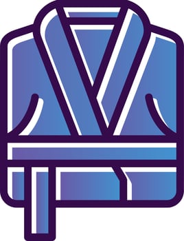 Bathrobe Vector Icon Design