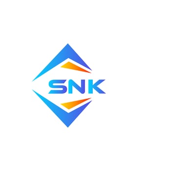 SNK abstract technology logo design on white background. SNK creative initials letter logo concept. vector