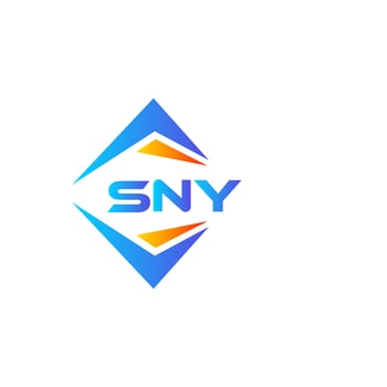 SNY abstract technology logo design on white background. SNY creative initials letter logo concept. vector