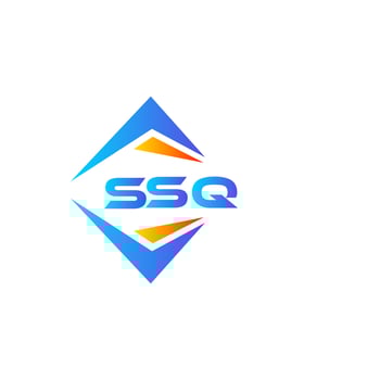 SSQ abstract technology logo design on white background. SSQ creative initials letter logo concept. vector