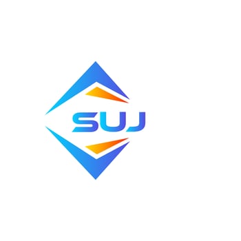 SUJ abstract technology logo design on white background. SUJ creative initials letter logo concept. vector