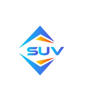 SUV abstract technology logo design on white background. SUV creative initials letter logo concept. vector