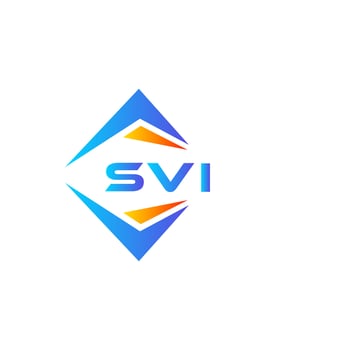 SVI abstract technology logo design on white background. SVI creative initials letter logo concept. vector