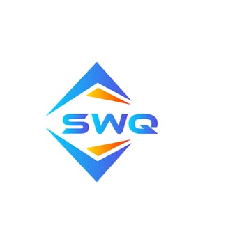 SWQ abstract technology logo design on white background. SWQ creative initials letter logo concept. vector