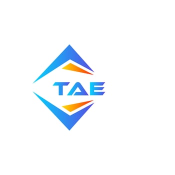 TAE abstract technology logo design on white background. TAE creative initials letter logo concept. vector