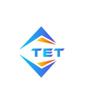 TET abstract technology logo design on white background. TET creative initials letter logo concept. vector