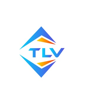 TLV abstract technology logo design on white background. TLV creative initials letter logo concept. vector