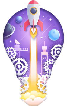 rocket paper cut symbol png