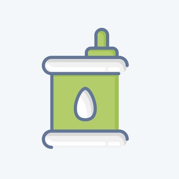 Icon Oil. related to Car Service symbol. Doodle Style. repairing. engine. simple illustration vector