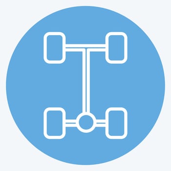 Icon Abs. related to Car Service symbol. Blue Eyes Style. repairing. engine. simple illustration vector