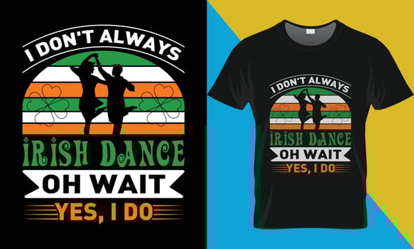 Irish day t-shirt design vector