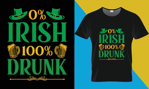St Patrick's Day t-shirt design vector