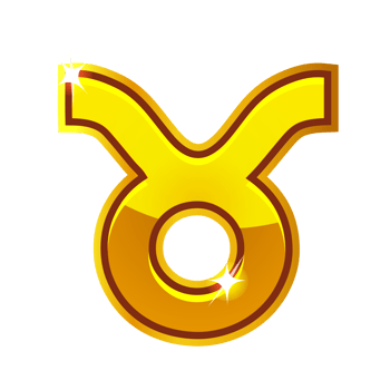 golden zodiac Taurus png