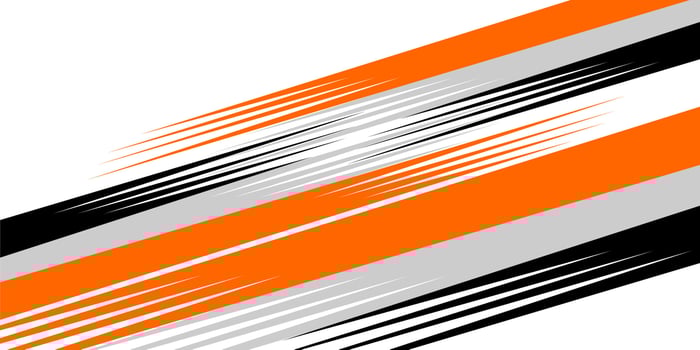 racing stripes orange flash vector