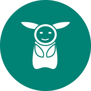 Unique Game Character Vector Icon