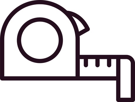 Measuring Tape Vector Icon
