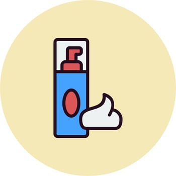 Shaving Foam Vector Icon