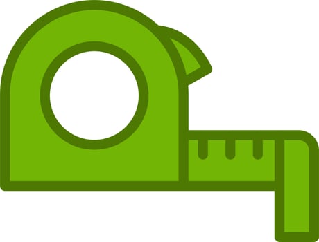 Measuring Tape Vector Icon