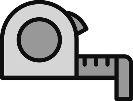 Measuring Tape Vector Icon