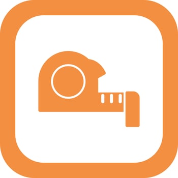 Measuring Tape Vector Icon