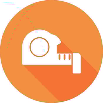 Measuring Tape Vector Icon