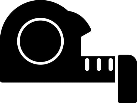 Measuring Tape Vector Icon