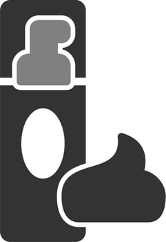 Shaving Foam Vector Icon