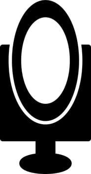 Mirror Vector Icon
