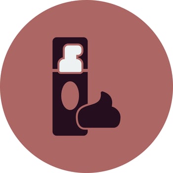 Shaving Foam Vector Icon