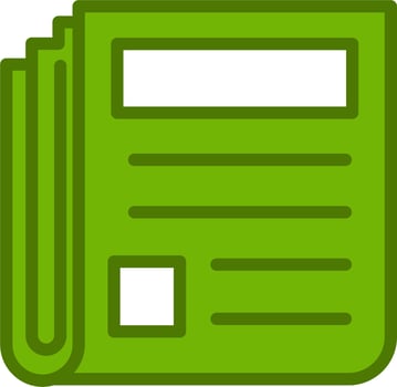 Newspaper Vector Icon
