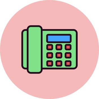 Landline Vector Icon