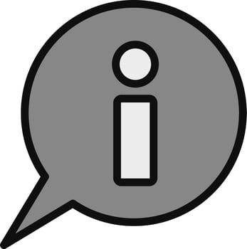 Information symbol icon vector
