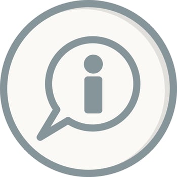 Information symbol icon vector