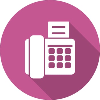 fax machine Vector Icon