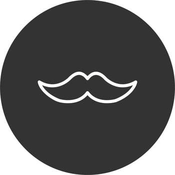 Mustache Vector Icon