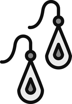 Earrings Vector Icon
