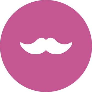Mustache Vector Icon