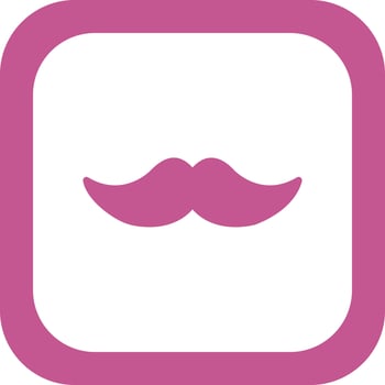 Mustache Vector Icon