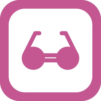 Eye Glasses Vector Icon