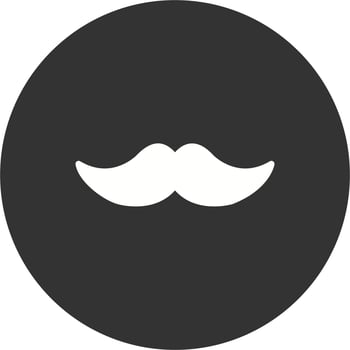 Mustache Vector Icon