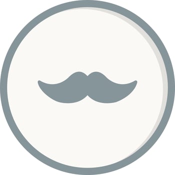 Mustache Vector Icon